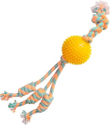 Show full view: Snugarooz Feel'N Spikey 23-in Dog Tug Toy, Color Varies slide 4 of 11