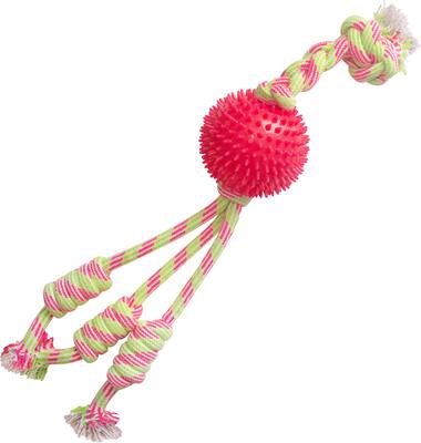 Show full view: Snugarooz Feel'N Spikey 23-in Dog Tug Toy, Color Varies slide 3 of 11