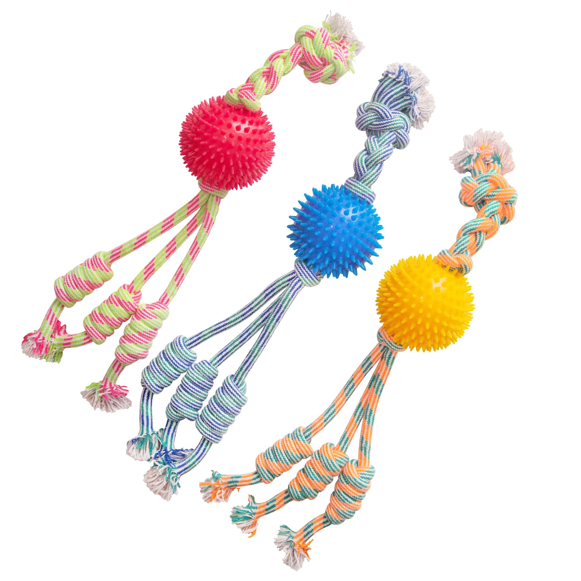 Snugarooz Feel'n Spikey 23-in Dog Tug Toy, Color Varies