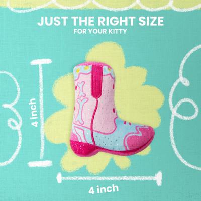 Show full view: Snugarooz Kitty 2 Boot Plush Cat Toy with Catnip slide 4 of 6