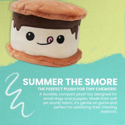 Show full view: Snugarooz Summer the Smore Squeaky Dog Plush Toy slide 2 of 5