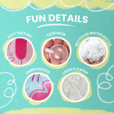 Show full view: Snugarooz Single 2 Boot Squeaky Dog Plush Toy slide 5 of 8