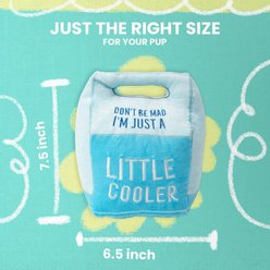 Snugarooz Don't Be Mad Cooler Squeaky Dog Plush Toy slide 2 of 7