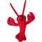 Show in main carousel: Snugarooz Luca the Lobster Squeaky Dog Plush Toy slide 1 of 5