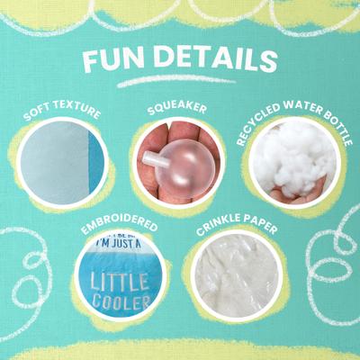 Show full view: Snugarooz Lil Cooler Squeaky Dog Plush Toy slide 4 of 6