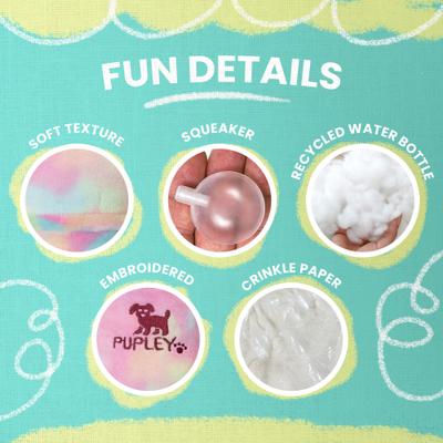 Show full view: Snugarooz Pupley Squeaky Dog Plush Toy slide 3 of 5