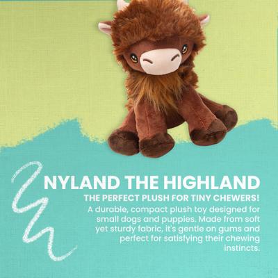 Show full view: Snugarooz Nyland the Highland Squeaky Dog Plush Toy slide 5 of 9