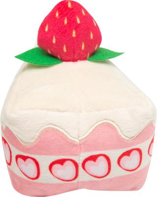 Show full view: Snugarooz Piece of Cake Squeaky Dog Plush Toy slide 3 of 7