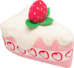Snugarooz Piece of Cake Squeaky Dog Plush Toy