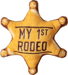 Snugarooz Baby 1st Rodeo Squeaky Dog Plush Toy