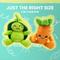 Show in main carousel: Snugarooz Pea & Carrot Squeaky Dog Plush Toy, 2 count slide 5 of 6