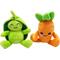 Show in main carousel: Snugarooz Pea & Carrot Squeaky Dog Plush Toy, 2 count slide 1 of 6