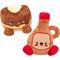 Show in main carousel: Snugarooz Pancake & Syrup Squeaky Dog Plush Toy, 2 count slide 1 of 5