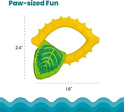 Catstages Dental Lemon Teether Cat Plush Toy with Catnip Oil, Yellow slide 2 of 7