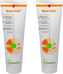 Vetoquinol Nutri-Cal Gel High Calorie Supplement for Cats & Dogs, 2 count