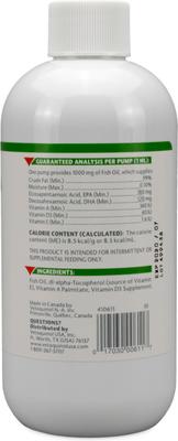 Show full view: Vetoquinol Triglyceride OMEGA Omega-3 Fatty Acid Liquid Supplement for Cats & Dogs, 2 count slide 4 of 8