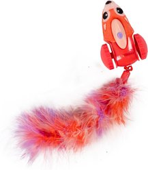 Catstages Racin' Squirrel Robot, Electronic Moving Cat Motion Toy, Red