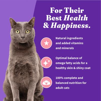 Show full view: Halo Holistic Wild-Caught Salmon & Whitefish Recipe Dry Cat Food, 10-lb bag slide 9 of 12