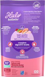 Halo Holistic Indoor Wild-Caught Salmon & Whitefish Recipe Complete Digestive Health & Healthy Weight Support Grain-Free Adult Dry Cat Food, 6-lb bag slide 2 of 9