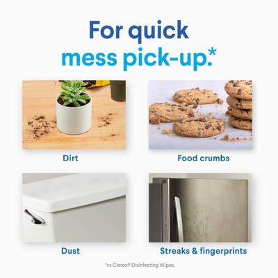Show full view: Clorox Power Pick-Up Lemon Verbena Cleaning Wipes, 225 count slide 10 of 12