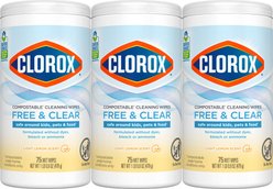 Clorox Simply Lemon Compostable Cleaning Wipes, 225 count