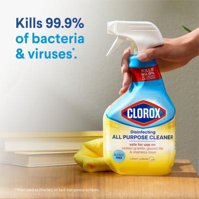 Show full view: Clorox All Purpose Cleaner Lemon Disinfecting Spray, 94-fl oz bottle slide 9 of 12