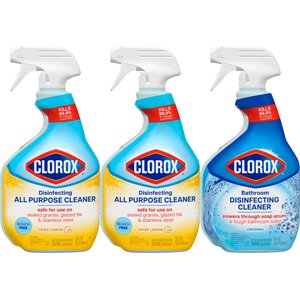Clorox All Purpose Cleaner Lemon Disinfecting Spray, 94-fl oz bottle
