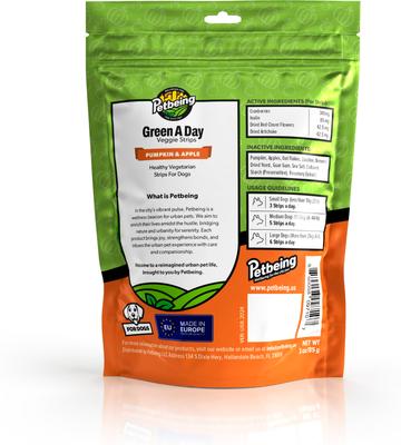 Show full view: PetBeing Healthy Vegetarian Mix Flavours Pack Chew Supplement for Dogs, 3-oz bag, case of 4 slide 4 of 10