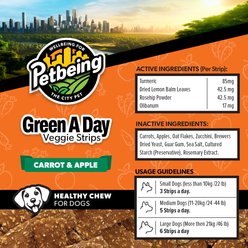 PetBeing Healthy Vegetarian Mix Flavours Pack Chew Supplement for Dogs, 3-oz bag, case of 4 slide 2 of 9