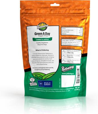 Show full view: PetBeing Healthy Vegetarian Mix Flavours Pack Chew Supplement for Dogs, 3-oz bag, case of 4 slide 3 of 10