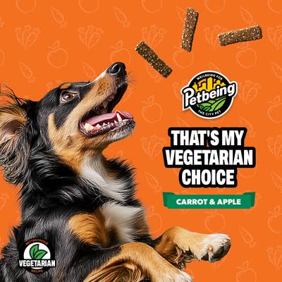 Show full view: PetBeing Healthy Vegetarian Mix Flavours Pack Chew Supplement for Dogs, 3-oz bag, case of 4 slide 5 of 10