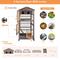 Show in main carousel: Petscosset Outdoor Wooden Aviary Bird Cage on Wheels, Brown, 31-in slide 4 of 9