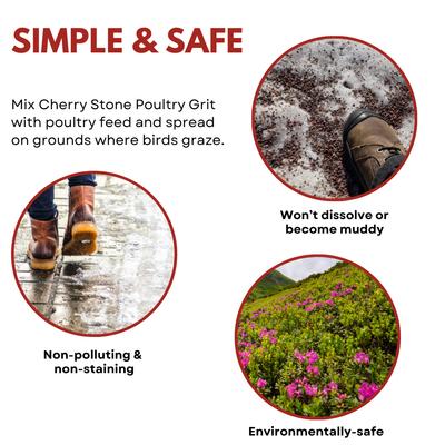 Show full view: Cherry Stone Type 2 Poultry Grit Chicken Supplement, 50-lb bag slide 5 of 7