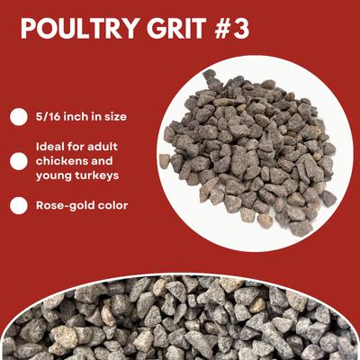 Show full view: Cherry Stone Type 3 Poultry Grit Chicken Supplement, 50-lb bag slide 4 of 7