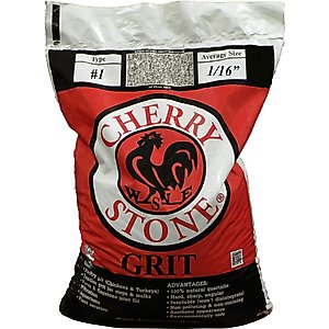 Cherry Stone Type 1 Poultry Grit Chicken Supplement, 50-lb bag