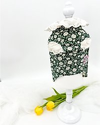 Dolly Pet Leafy Bloom Boy Dog Shirt, X-Small