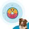 Show in main carousel: Outward Hound Tough Skinz Durable Squeaky Dog Toy with Two Tough Layers, Donut, Multicolor, Small slide 5 of 9