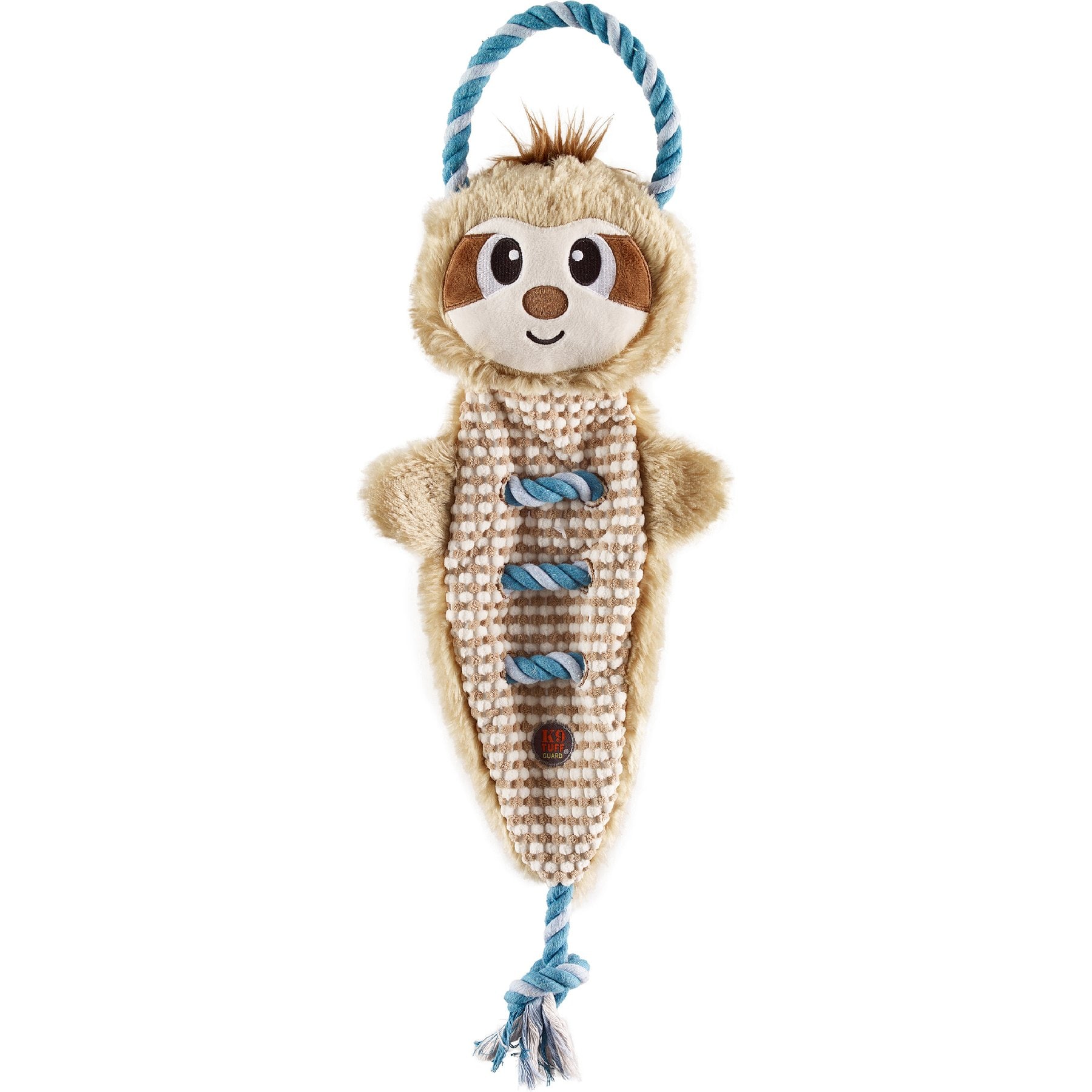Outward Hound by Charming Pet Ropiez Sloth Plush Dog Toy
