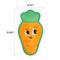 Show in main carousel: Outward Hound Tough Skinz Durable Squeaky Carrot Dog Toy, Multicolor, Medium slide 7 of 9