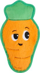 Outward Hound Tough Skinz Durable Squeaky Carrot Dog Toy, Multicolor, Medium