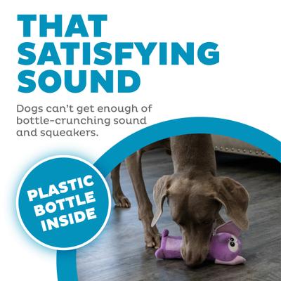 Show full view: Outward Hound Bottle Bros Elephant Plush Dog Toy slide 3 of 9