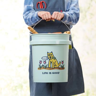 Show full view: LIFE IS GOOD Rocket’s Garden Airtight Bucket Dog Food Storage, 5-gal slide 5 of 6