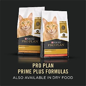 Purina Pro Plan Senior Adult 7+ Seafood Favorites Pate Variety Pack Canned Cat Food, 3-oz can, case of 12