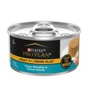 Purina Pro Plan Prime Plus Adult 7+ Ocean Whitefish & Salmon Entree Classic Canned Cat Food, 3-oz, case of 24