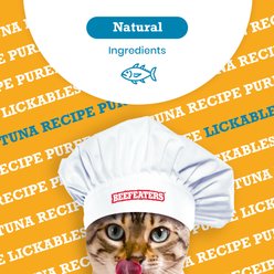 Beefeaters Lickables Tuna Puree Recipe Cat Treat, 1.59-oz bag, case of 12 slide 2 of 7