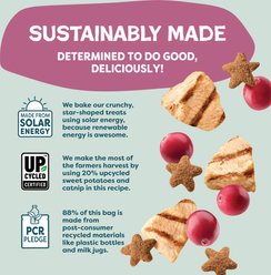 Shameless Pets Cran You Say Chicken Chicken & Cranberry Flavor Crunchy Cat Treats, 2.5-oz bag slide 2 of 8