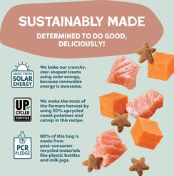 Shameless Pets Yam Good Salmon & Sweet Potatoes Crunchy Cat Treats, 2.5-oz bag slide 2 of 8