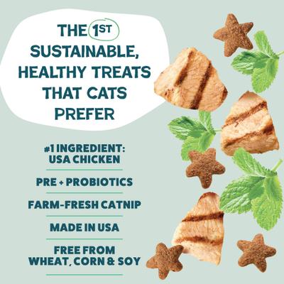 Show full view: Shameless Pets Catnip N Chill Chicken Crunchy Cat Treats, 12-oz bag slide 3 of 11