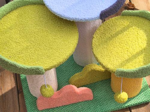 Show full view: One for Pets Baobab Tree Cat Scratching Post, Trio slide 6 of 8