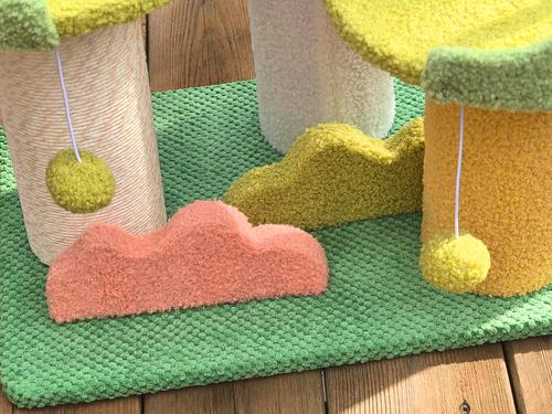 Show full view: One for Pets Baobab Tree Cat Scratching Post, Trio slide 3 of 8